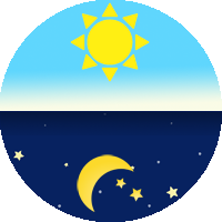 昼夜表示